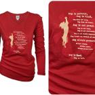 Image of Tee: Dog is Love (lipstick red)